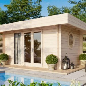 Chalet de jardin en épicéa 12 m² - madriers 44 mm